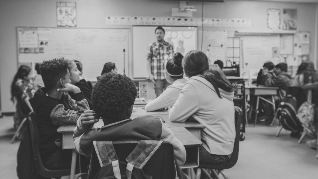 high school class lecture