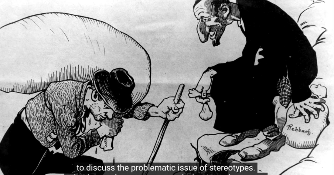 antisemitic cartoon