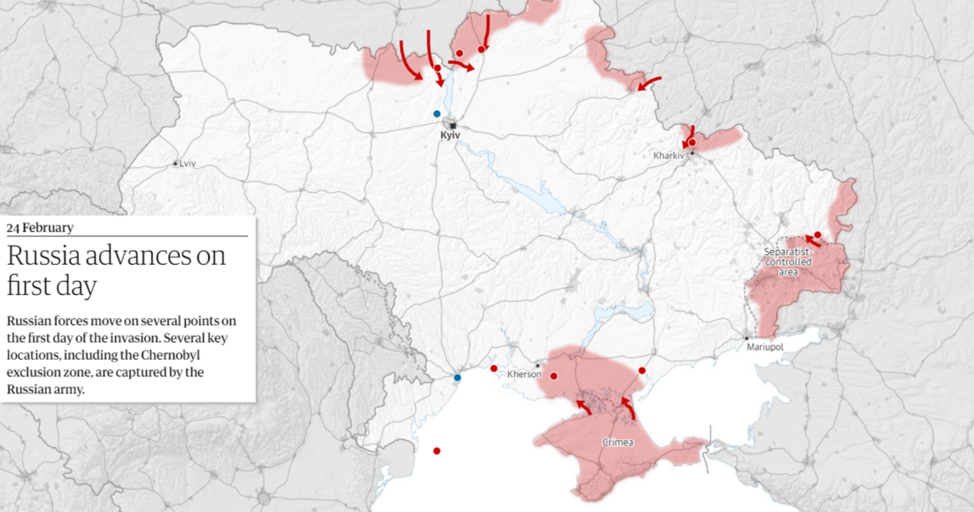 Russia-Ukraine Visual Guide - The Guardian